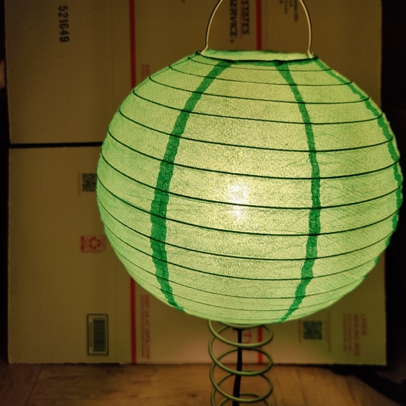 IKEA Other Ikea Green Paper Lantern Lamp Poshmark